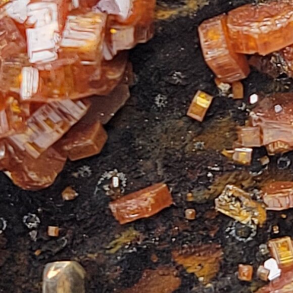 Vanadinite Crystal Pendant Sterling Silver 925 Statement Gemstone Pendant - Picture 10 of 16